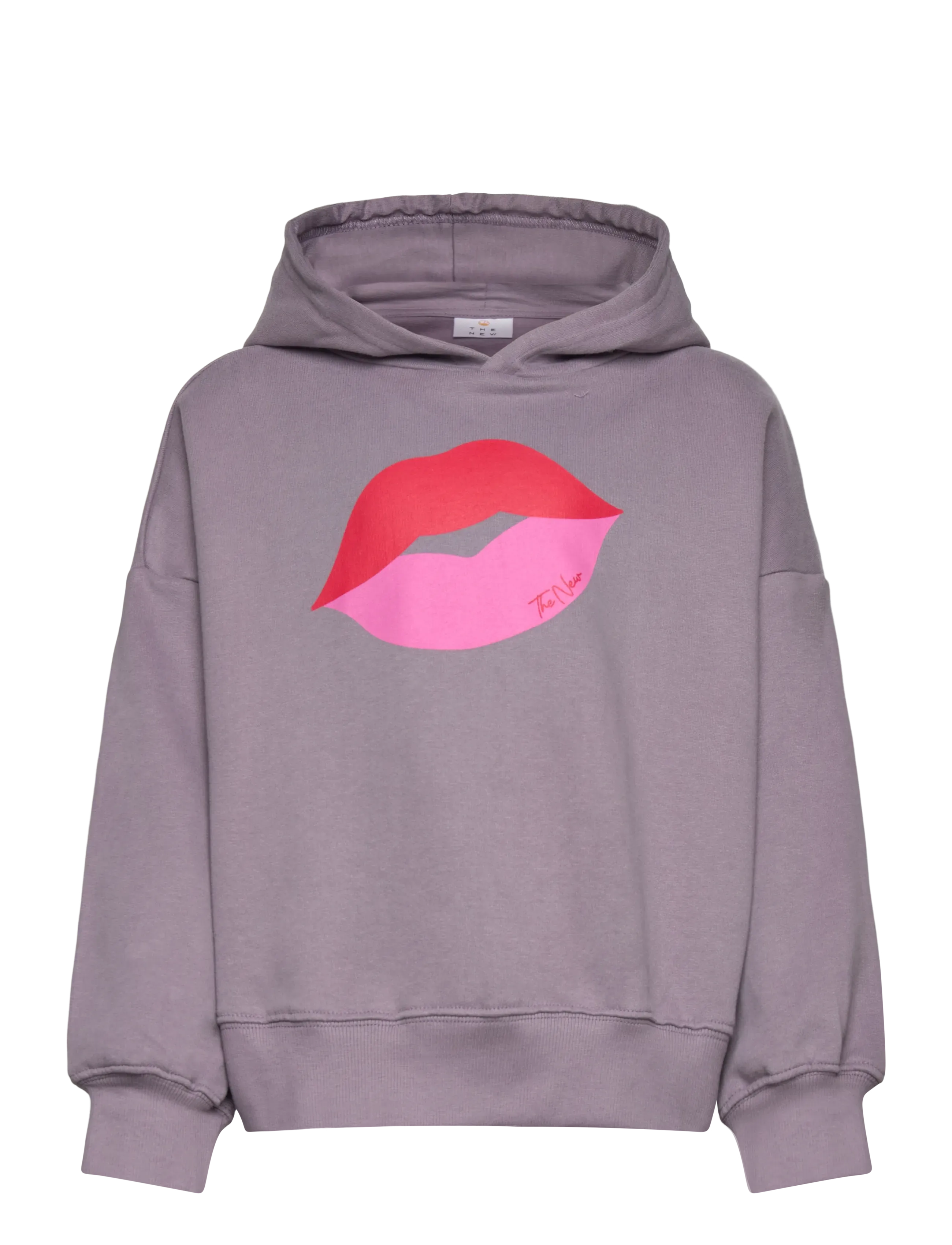 THE NEW Tnphilette Os Hoodie Lila - 122/128 - Kinder