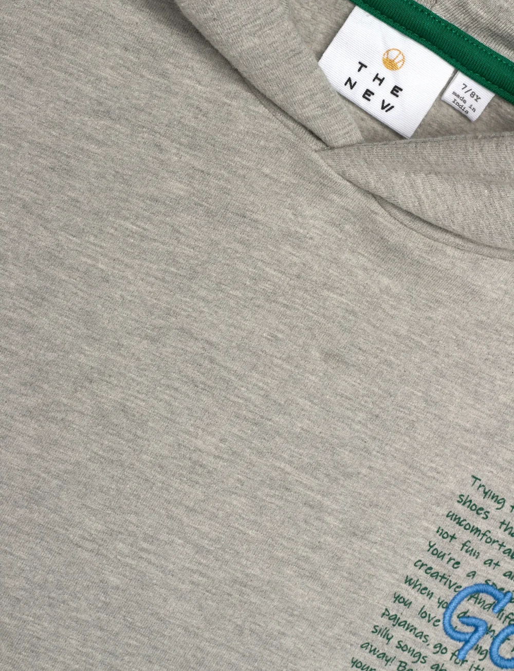 The New - TNPatrick OS Melange Hoodie - hoodies - light grey melange - 2