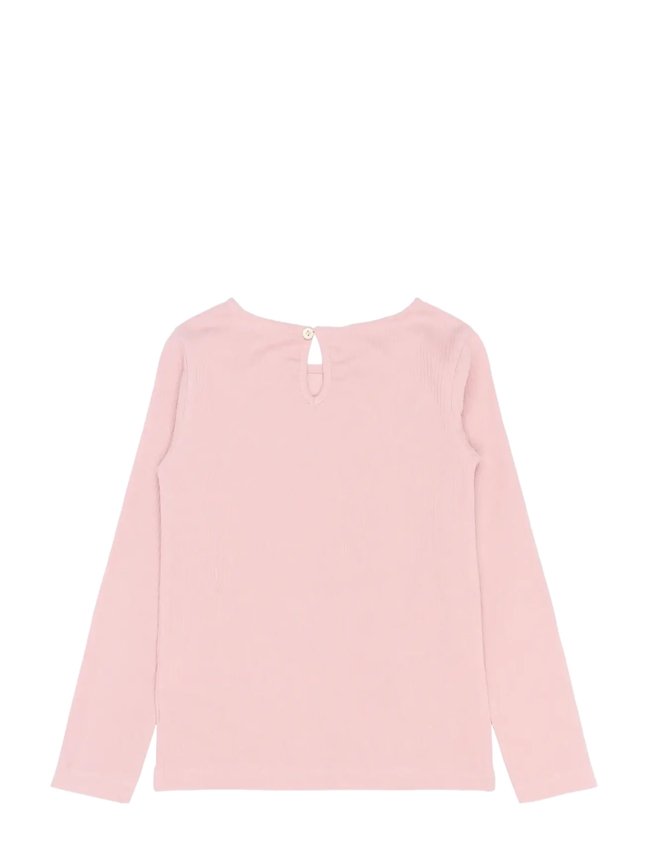 The New - TNSigga L_S Rib Tee - langærmede t-shirts - silver pink - 1