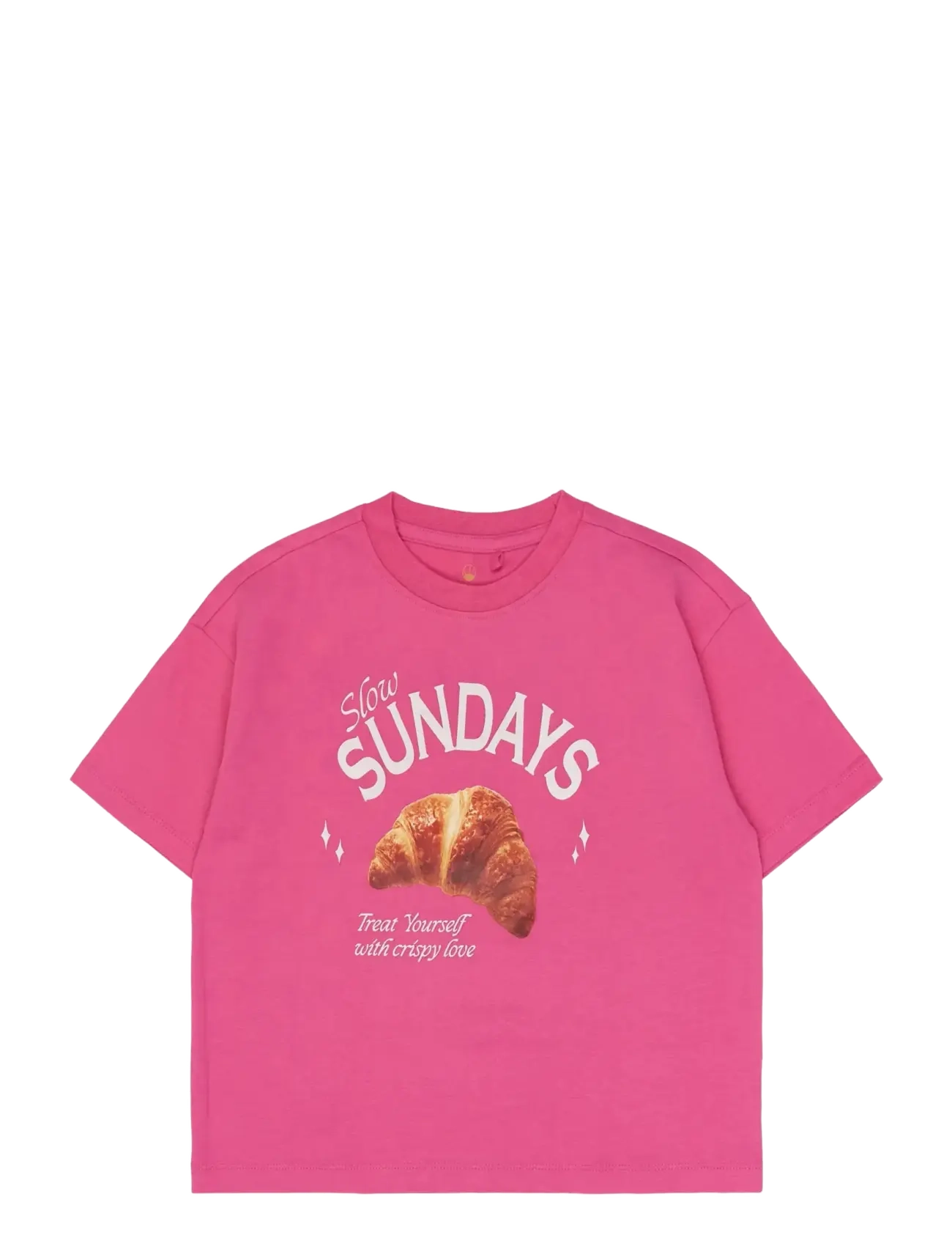 The New Tnsuzette Os S_S Tee, 134/140, Pink, T-Shirts > Kortærmede, Børn
