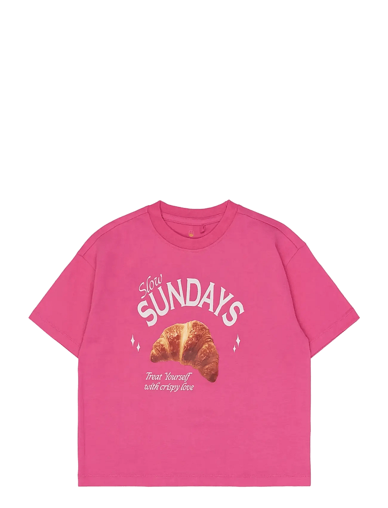The New - TNSuzette OS S_S Tee - lühikeste varrukatega t-särgid - carmine rose - 0