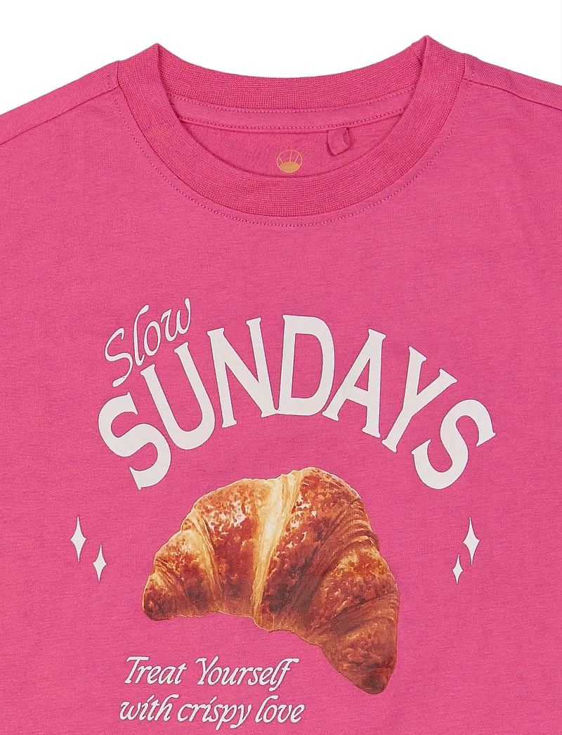 The New - TNSuzette OS S_S Tee - lühikeste varrukatega t-särgid - carmine rose - 2