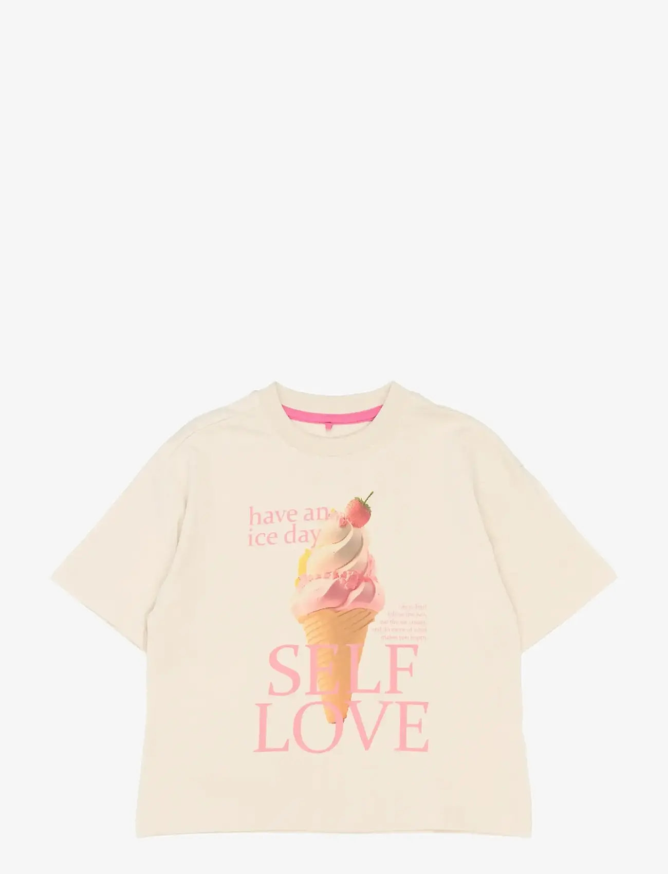 The New - TNSuzan OS S_S Tee - kortärmade t-shirts - gardenia - 1