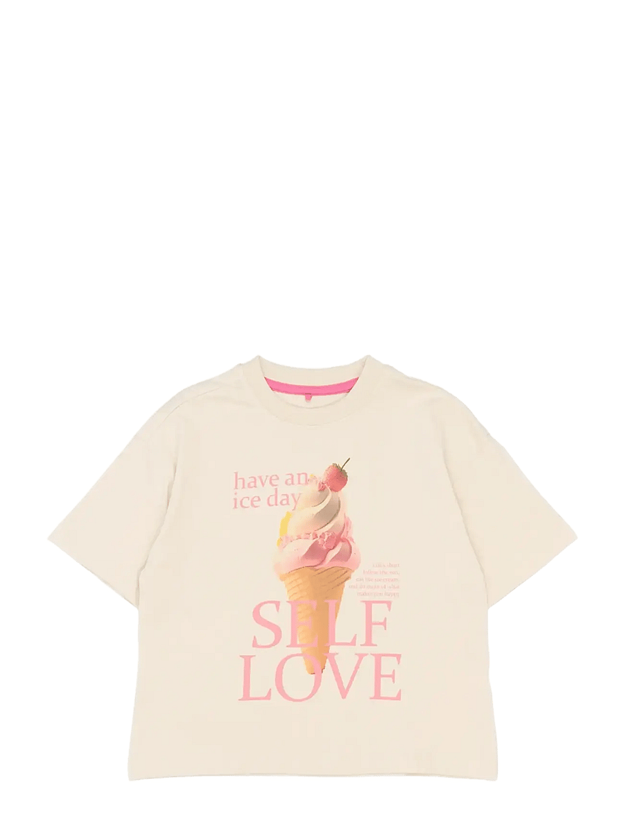 The New - TNSuzan OS S_S Tee - kortermede t-skjorter - gardenia - 1