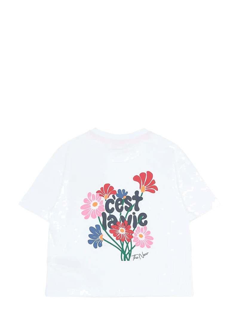 The New - TNSandra OS S_S Tee - kortärmade t-shirts - bright white - 2