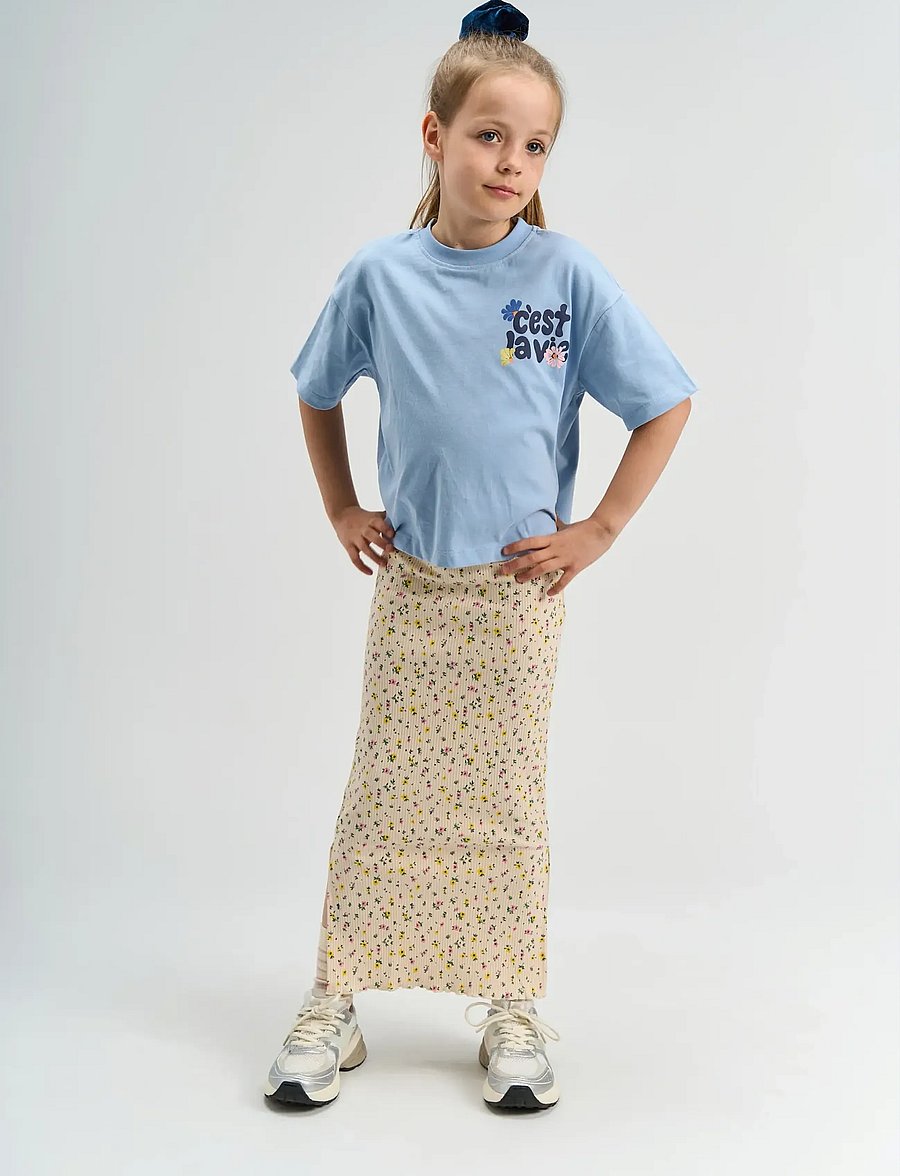 The New - TNSandra OS S_S Tee - kortærmede t-shirts - forever blue - 0