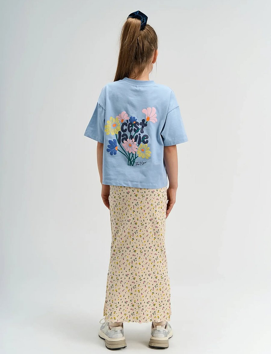 The New - TNSandra OS S_S Tee - kortærmede t-shirts - forever blue - 3