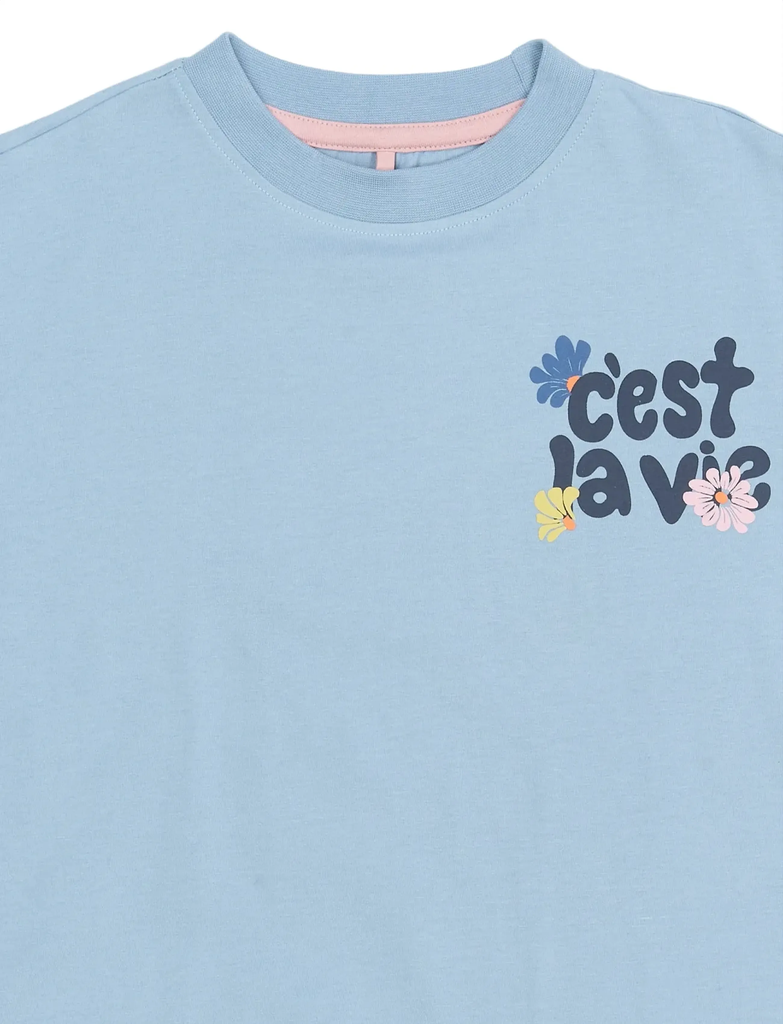 The New - TNSandra OS S_S Tee - kortærmede t-shirts - forever blue - 4