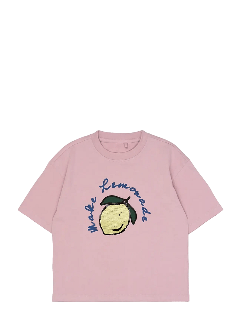 The New - TNShannet OS S_S Tee - kortärmade t-shirts - silver pink - 1
