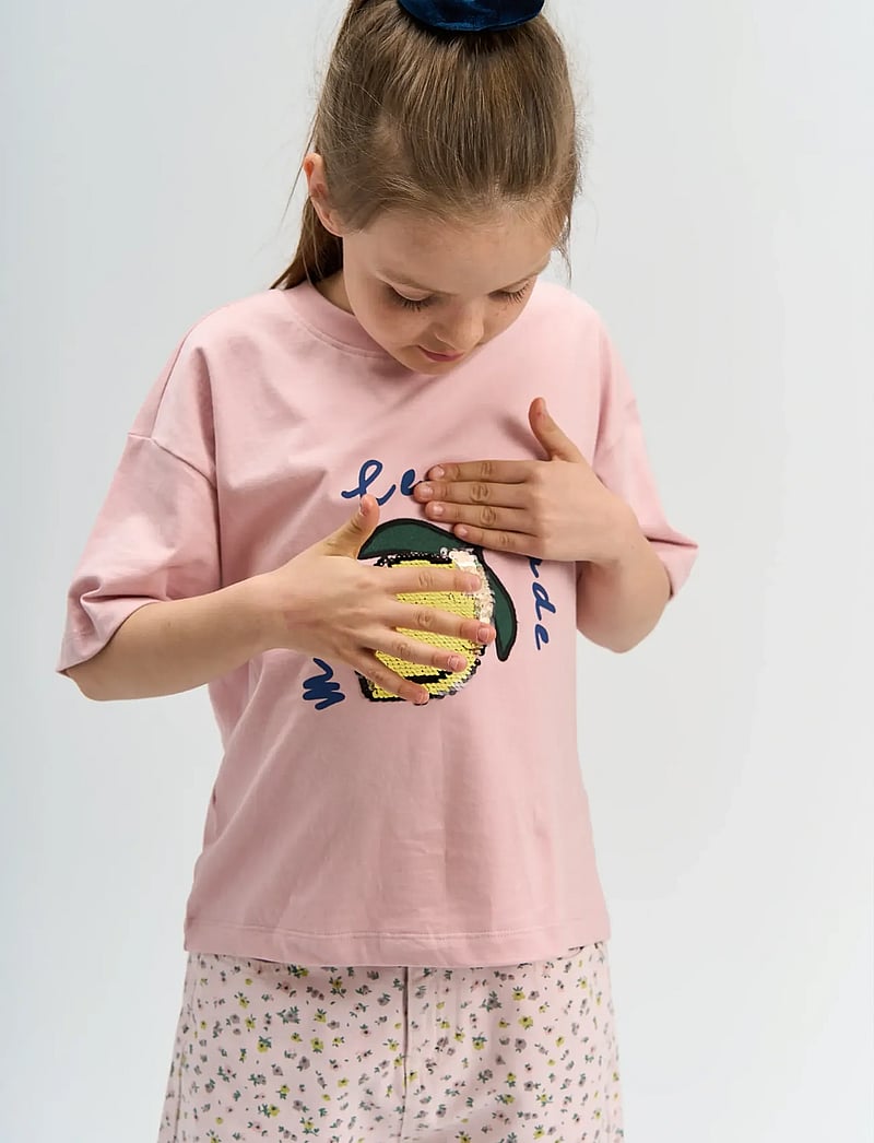 The New - TNShannet OS S_S Tee - kortärmade t-shirts - silver pink - 4