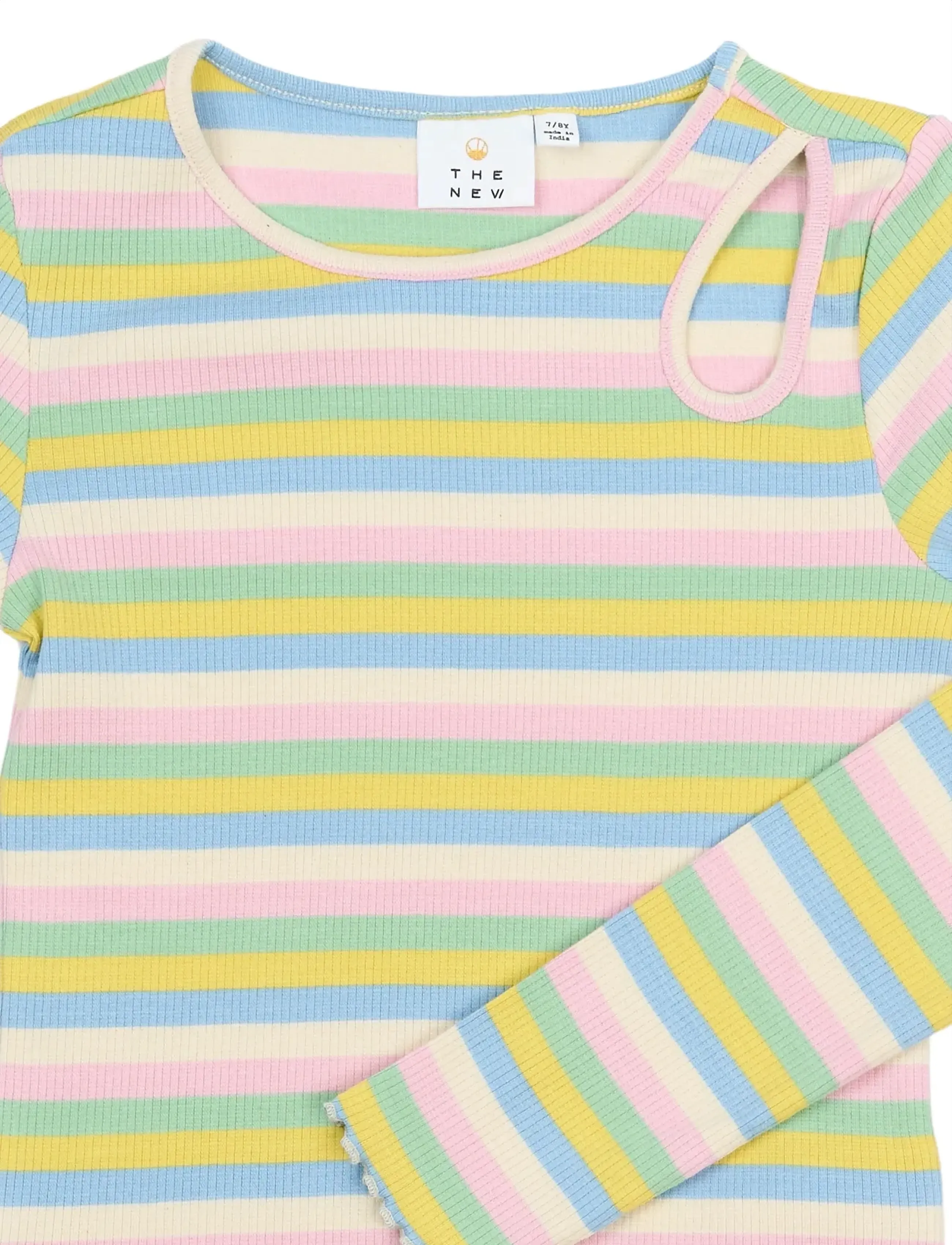 The New - TNStella L_S Rib Tee - langärmelig - multi striped - 2