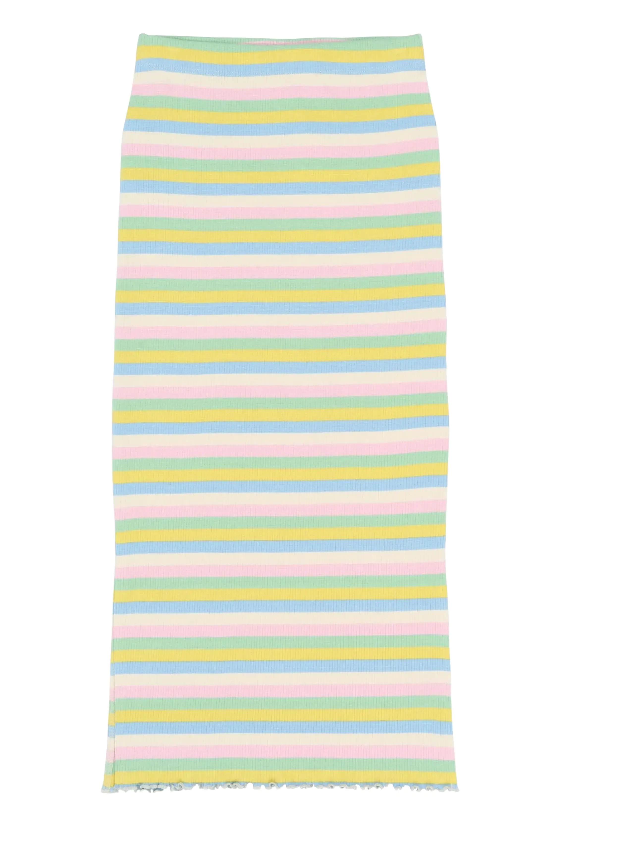The New TNStella Long Rib Skirt - Teens 9-14 år - MULTI STRIPED / multi