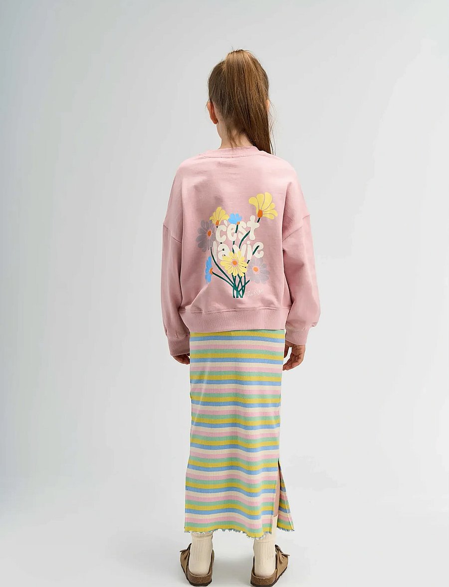 The New - TNStella Long Rib Skirt - maxi skirt - multi striped - 3