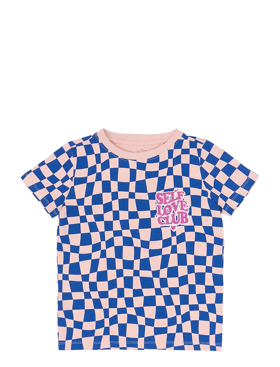 The New - TNSisse S_S Tee - kortärmade t-shirts - silver pink aop - 1