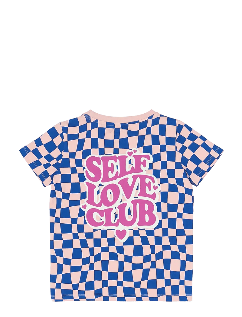 The New - TNSisse S_S Tee - kortærmede t-shirts - silver pink aop - 2