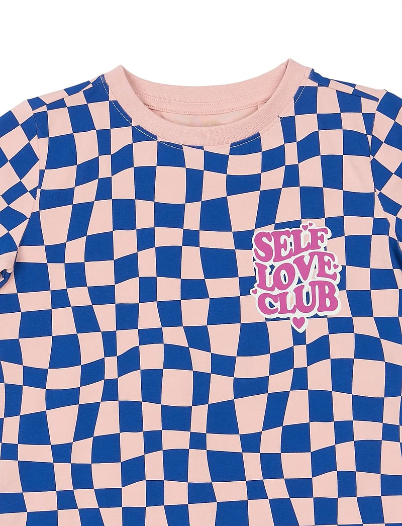 The New - TNSisse S_S Tee - kortærmede t-shirts - silver pink aop - 5