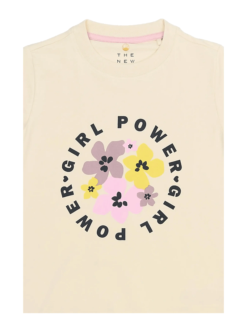 The New - TNSamara S_S Tee - kortärmade t-shirts - gardenia - 3