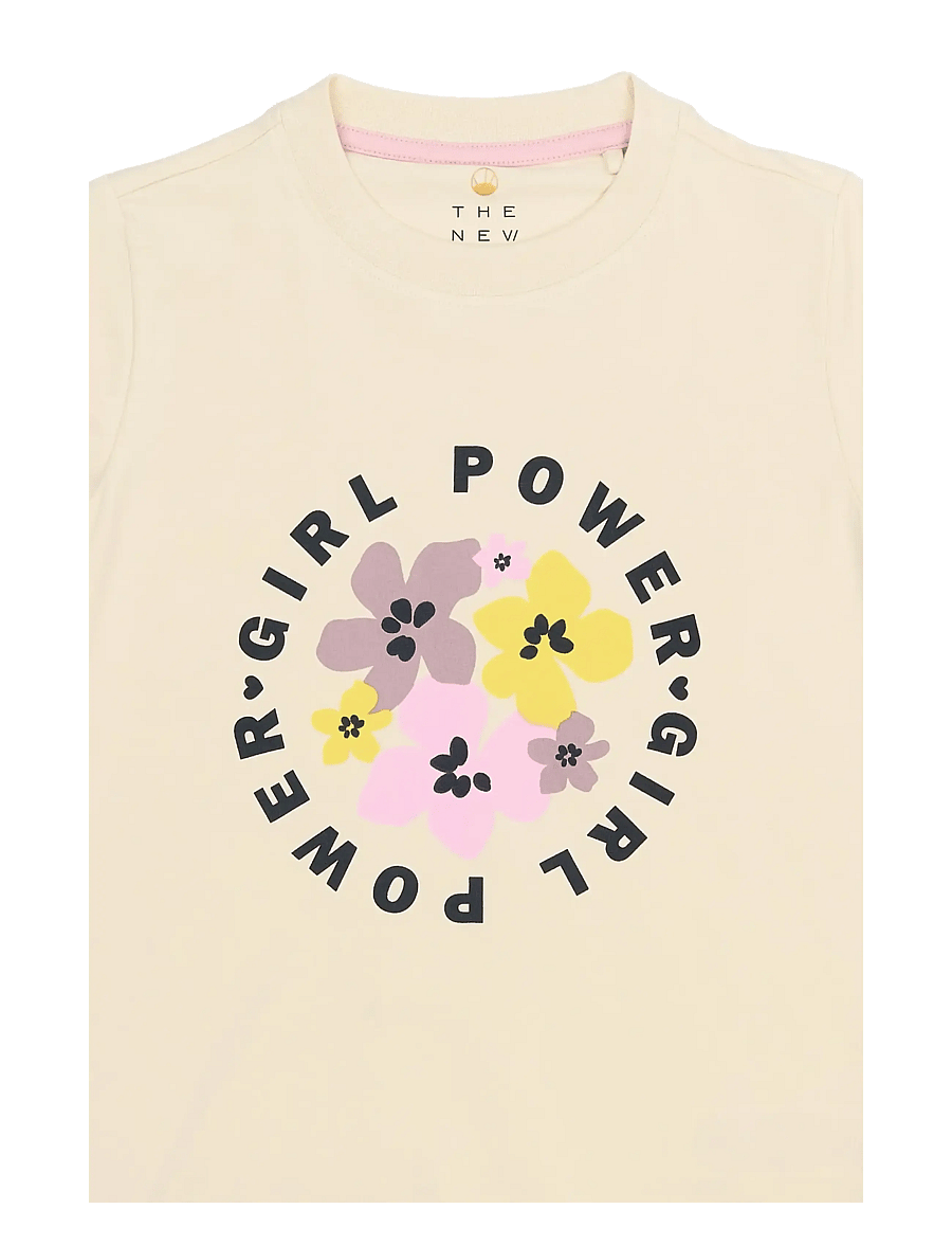 The New - TNSamara S_S Tee - t-shirts à manches courtes - gardenia - 3
