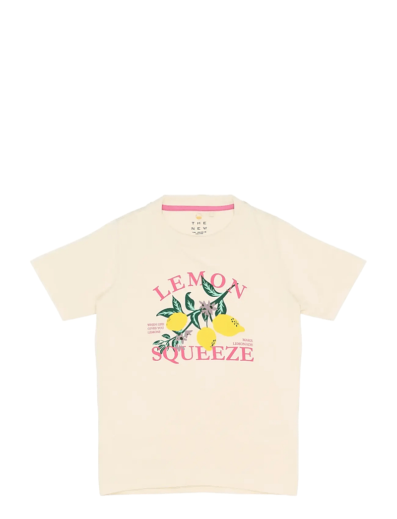 The New - TNSabrina S_S Tee - kortärmade t-shirts - gardenia - 1