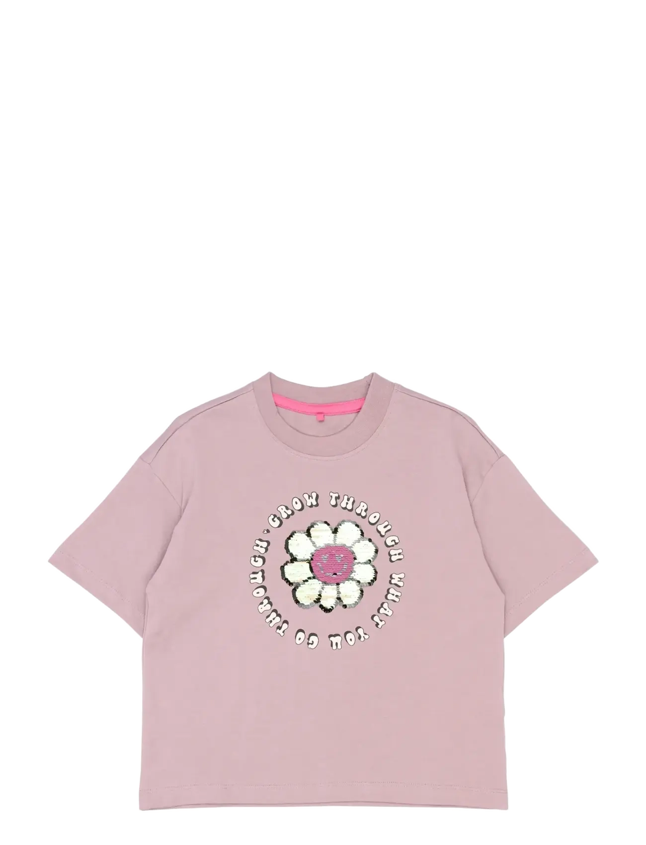 The New TNSkye OS S_S Tee - Tøj - SEA FOG / purple