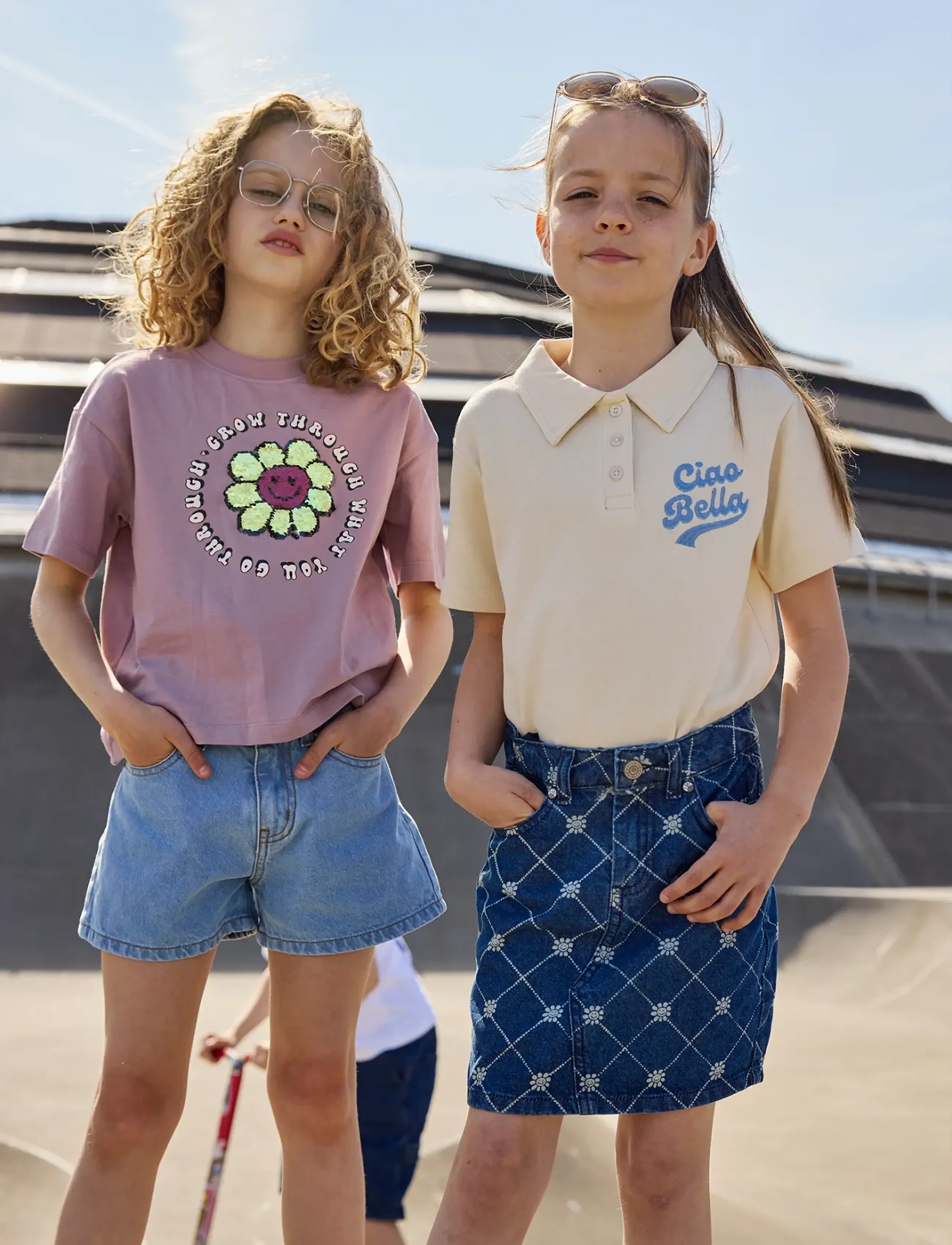 The New TNSkye OS S_S Tee - Överdelar - SEA FOG / purple