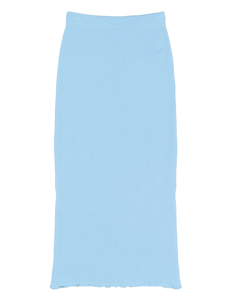 The New - TNRya Long Rib Skirt - forever blue - 0