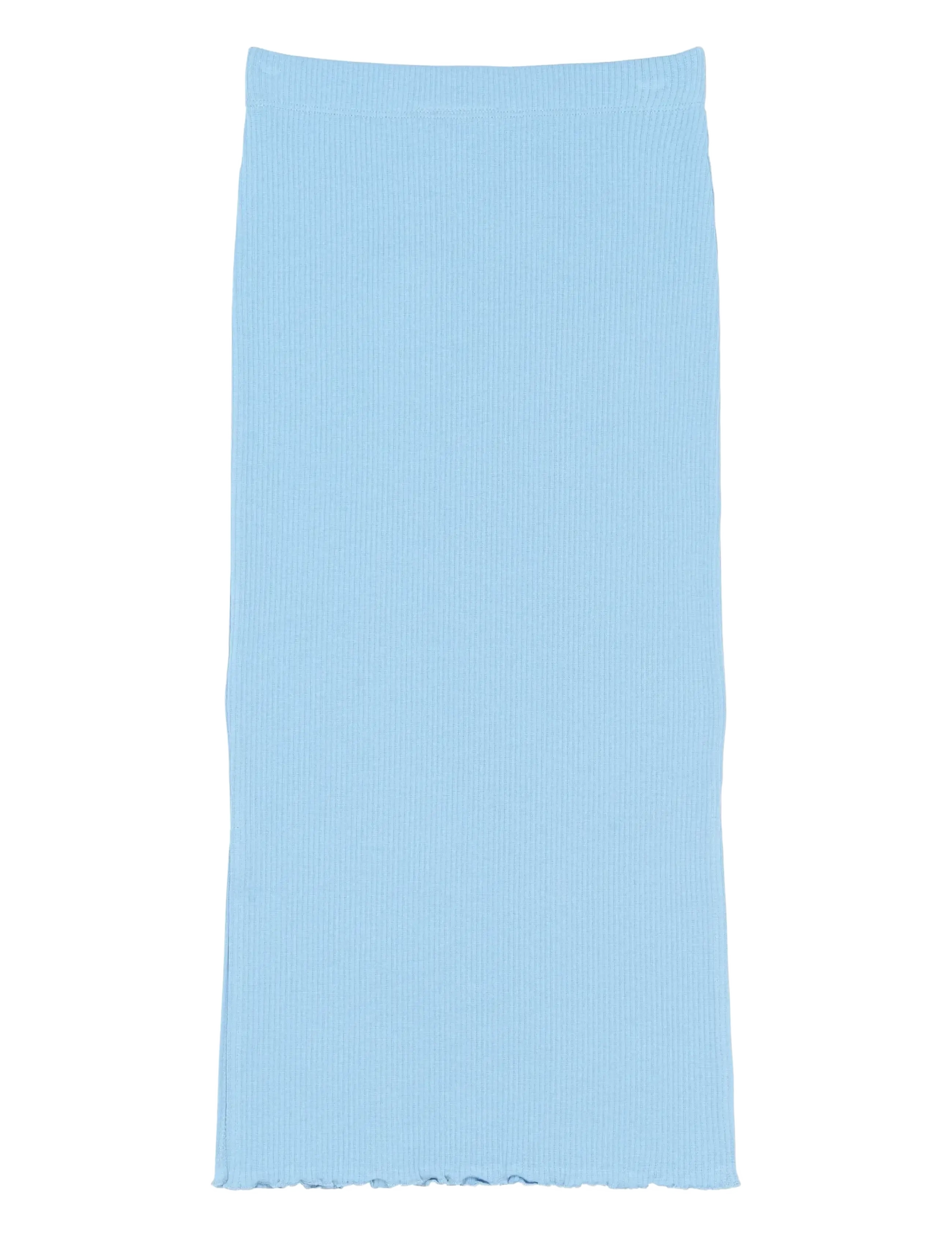 The New - TNRya Long Rib Skirt - forever blue - 1