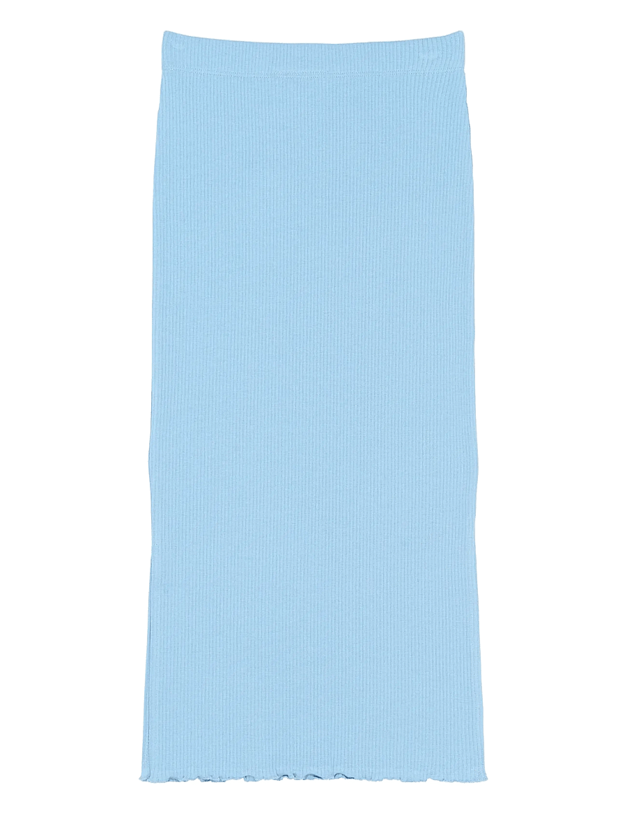 The New - TNRya Long Rib Skirt - forever blue - 1