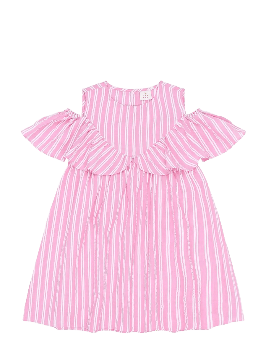 The New - TNShirley S_L Dress - Ærmeløse hverdagskjoler - carmine rose striped - 1