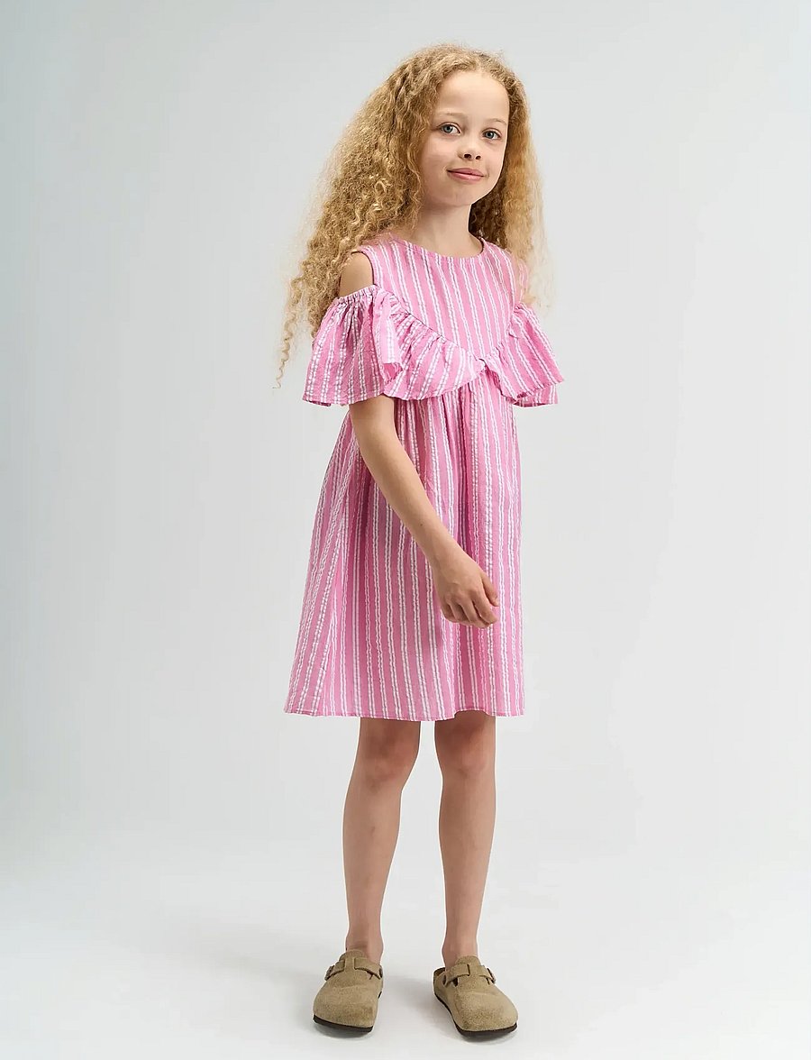 The New - TNShirley S_L Dress - Ærmeløse hverdagskjoler - carmine rose striped - 0