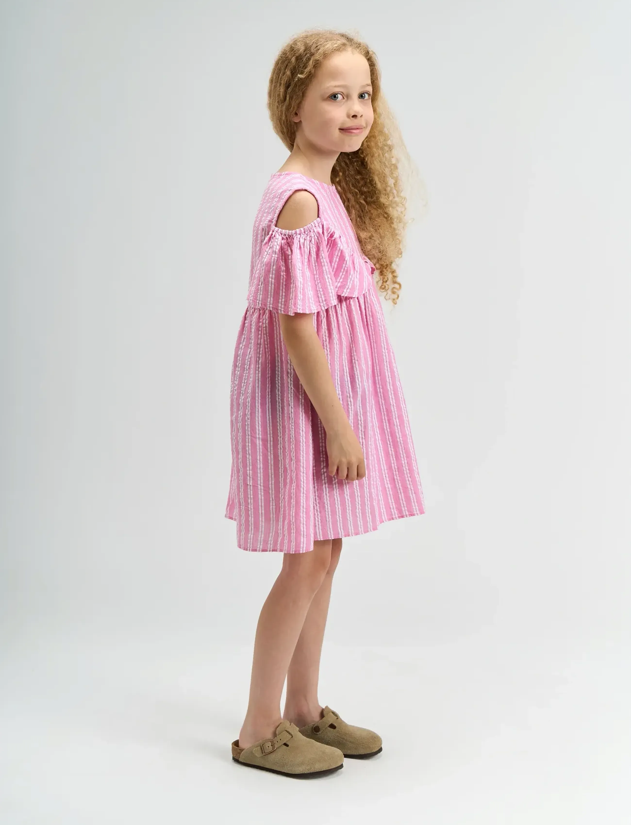 The New - TNShirley S_L Dress - Ærmeløse hverdagskjoler - carmine rose striped - 3