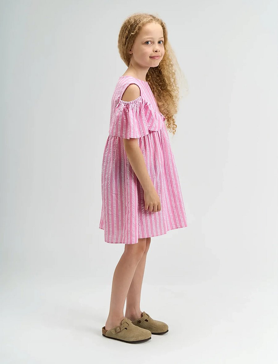 The New - TNShirley S_L Dress - Ærmeløse hverdagskjoler - carmine rose striped - 3