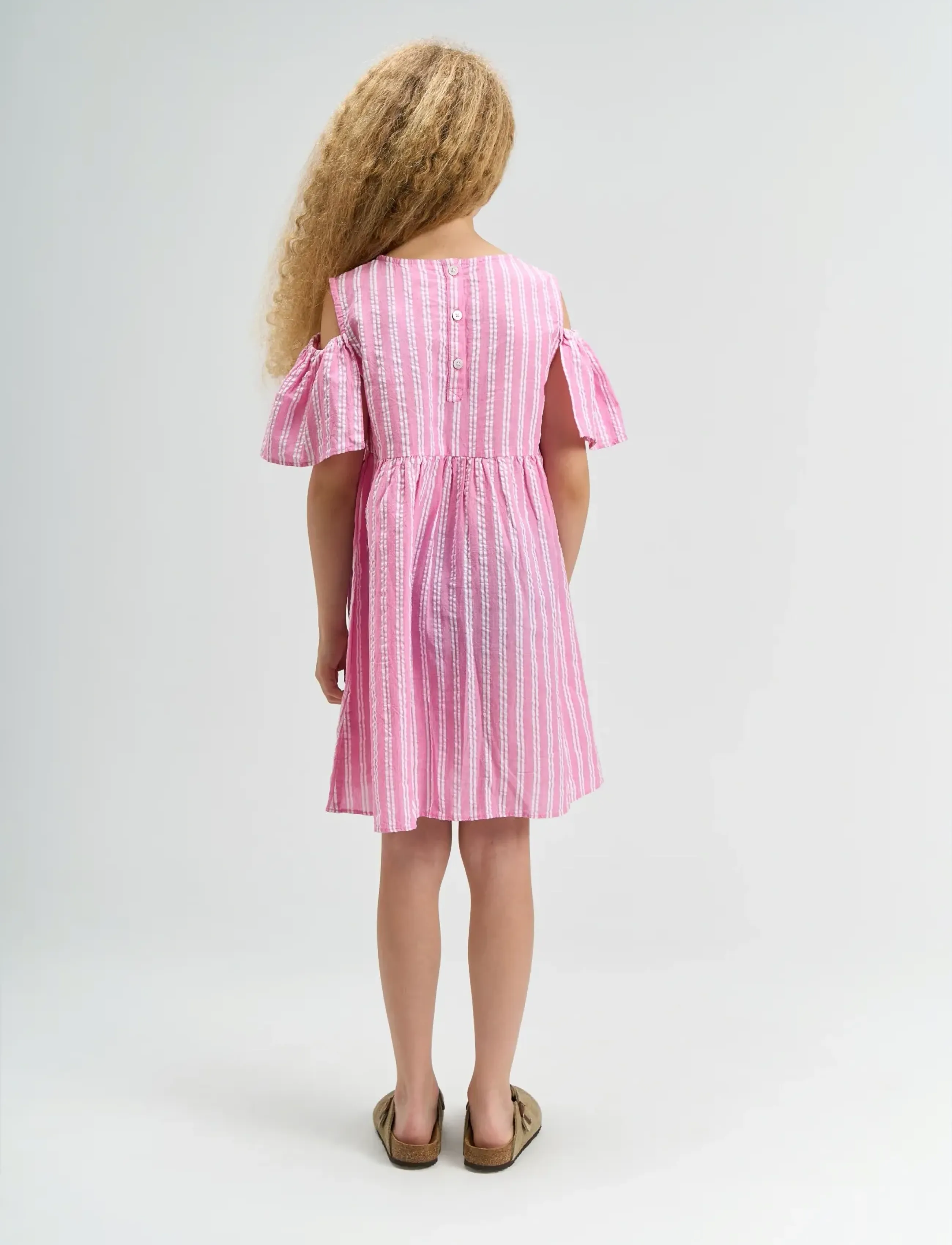 The New - TNShirley S_L Dress - Ærmeløse hverdagskjoler - carmine rose striped - 4