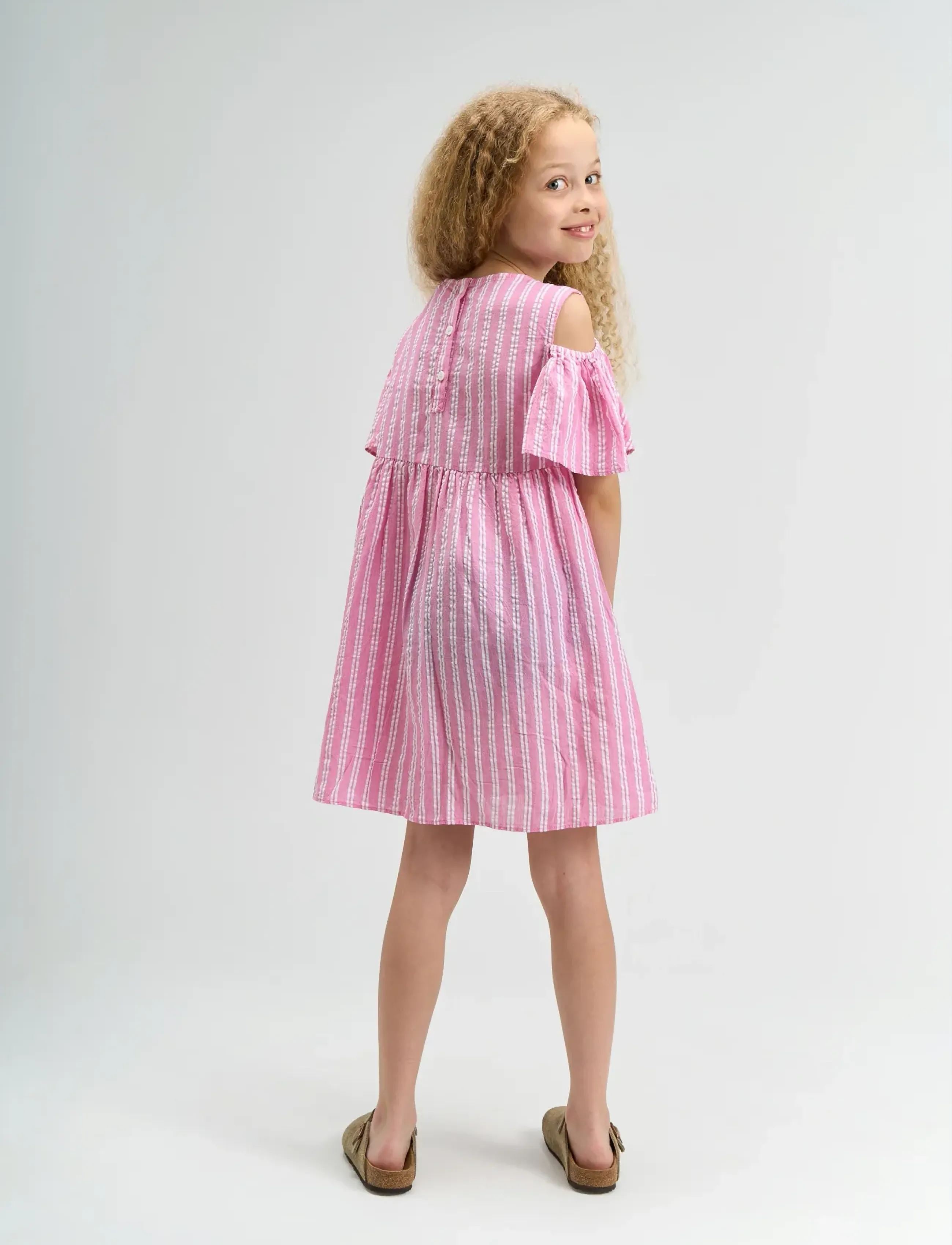 The New - TNShirley S_L Dress - Ærmeløse hverdagskjoler - carmine rose striped - 5
