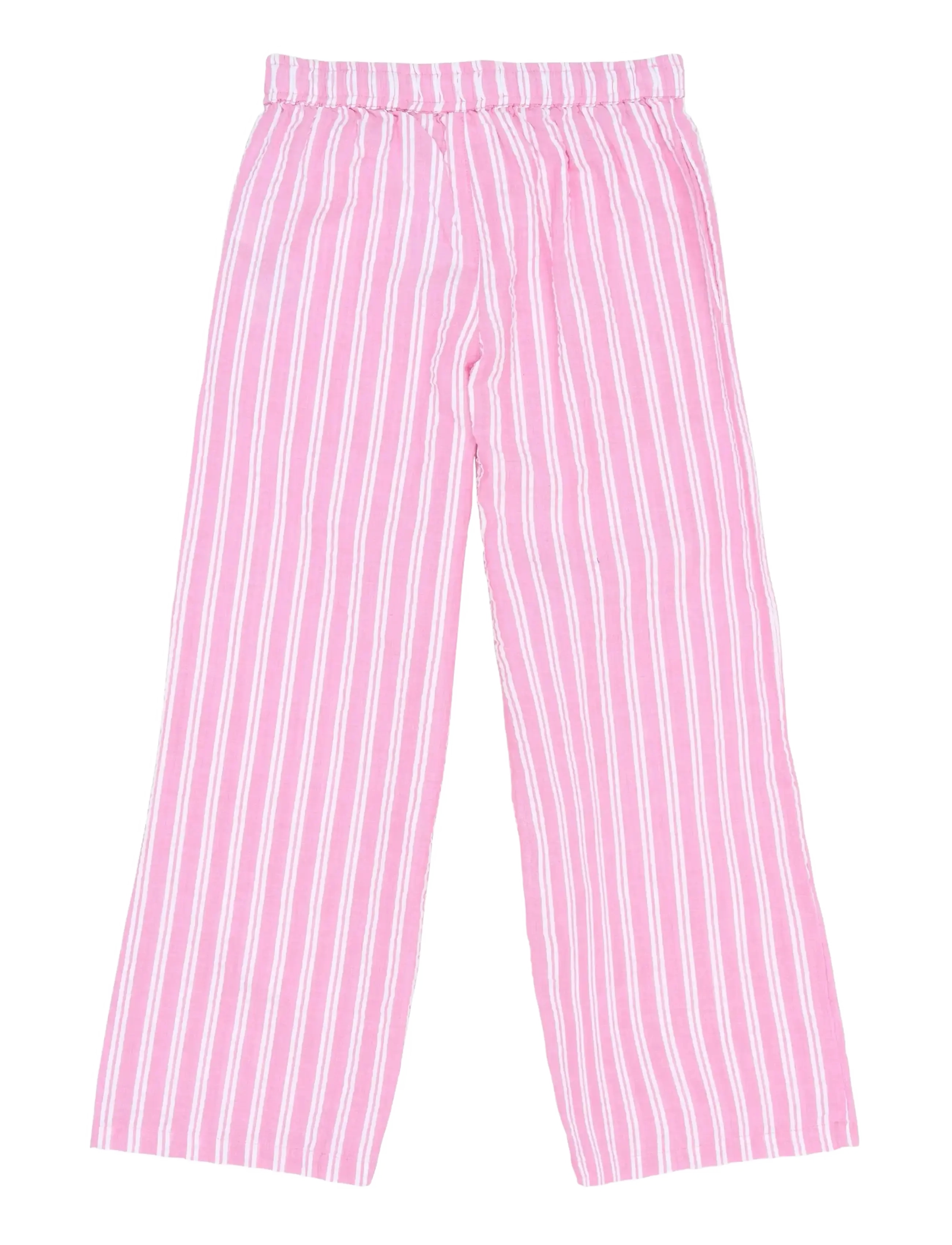The New - TNShirley Wide Pants - trousers - carmine rose striped - 2