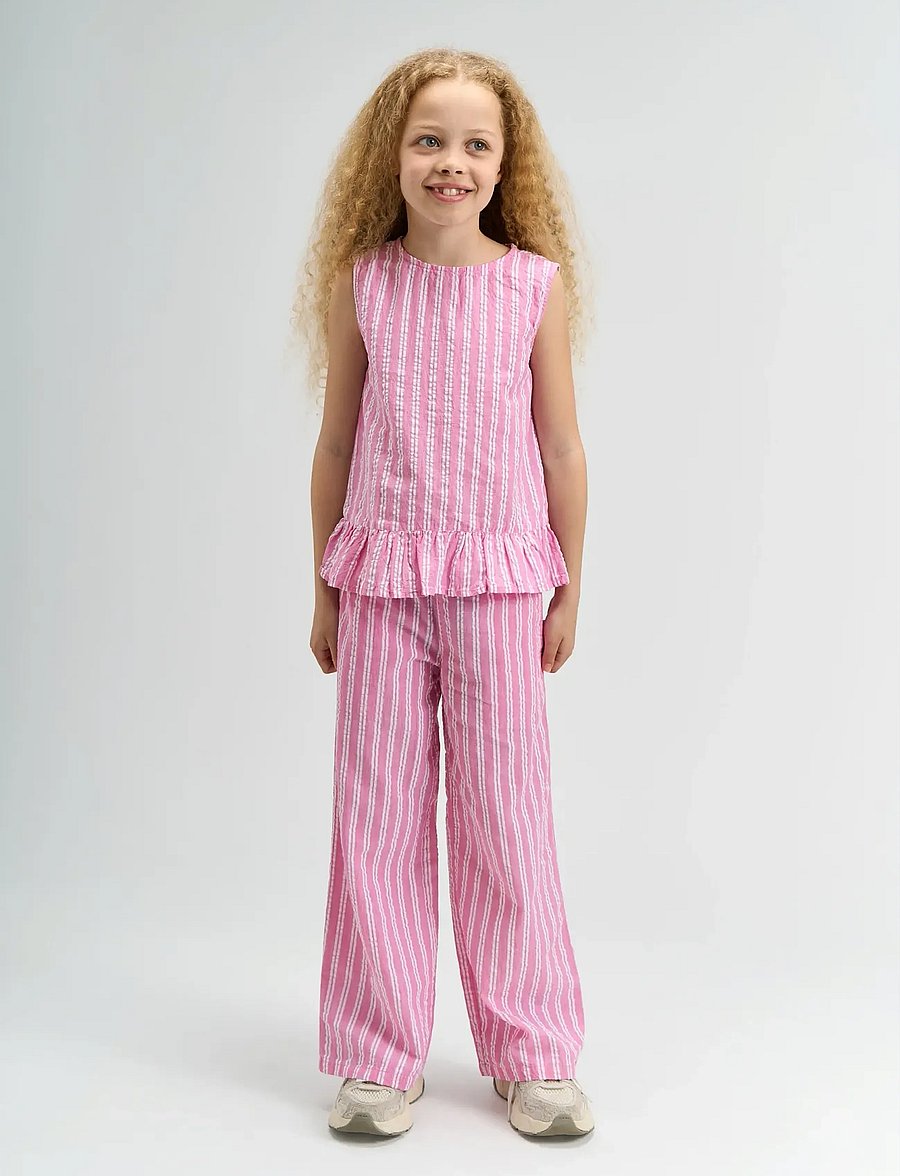 The New - TNShirley Wide Pants - einkaufen nach alter von - carmine rose striped - 0