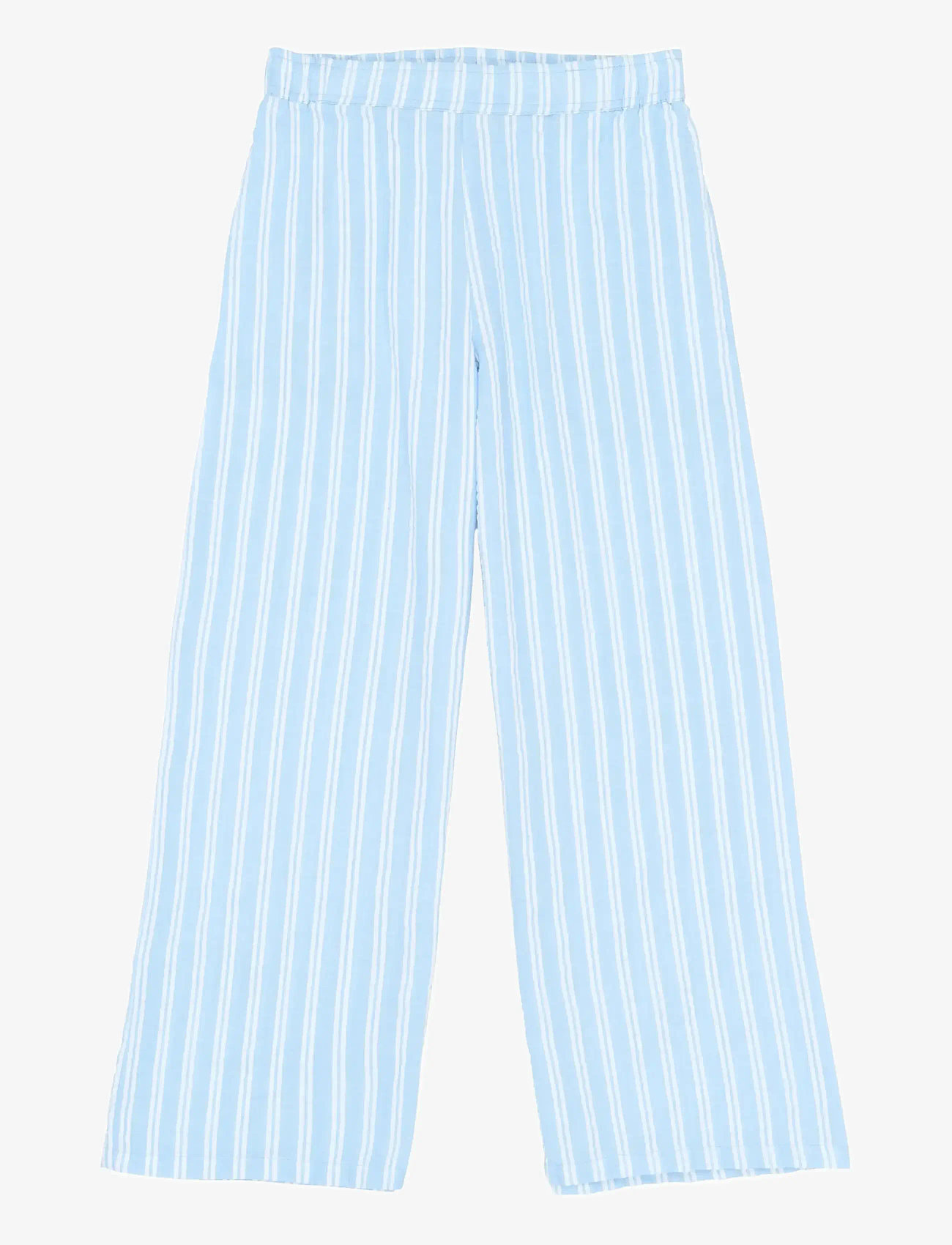 The New - TNShirley Wide Pants - bukser - forever blue striped - 1