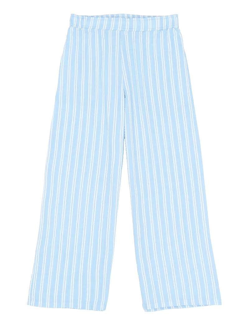 The New - TNShirley Wide Pants - bukser - forever blue striped - 1