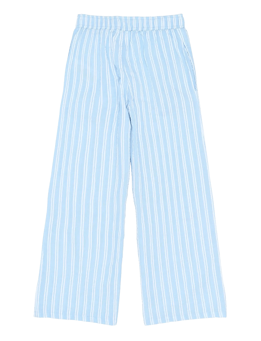 The New - TNShirley Wide Pants - bukser - forever blue striped - 2