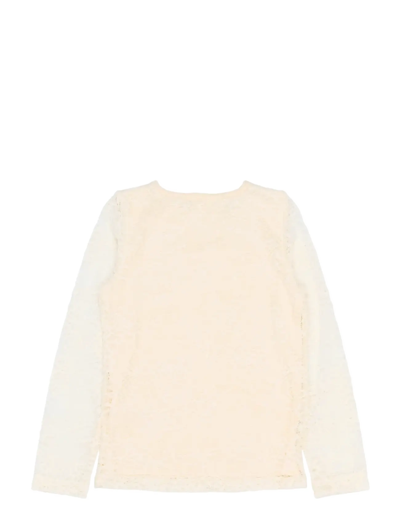 The New - TNSybil L_S Lace Tee - langärmelige bodys - gardenia - 1