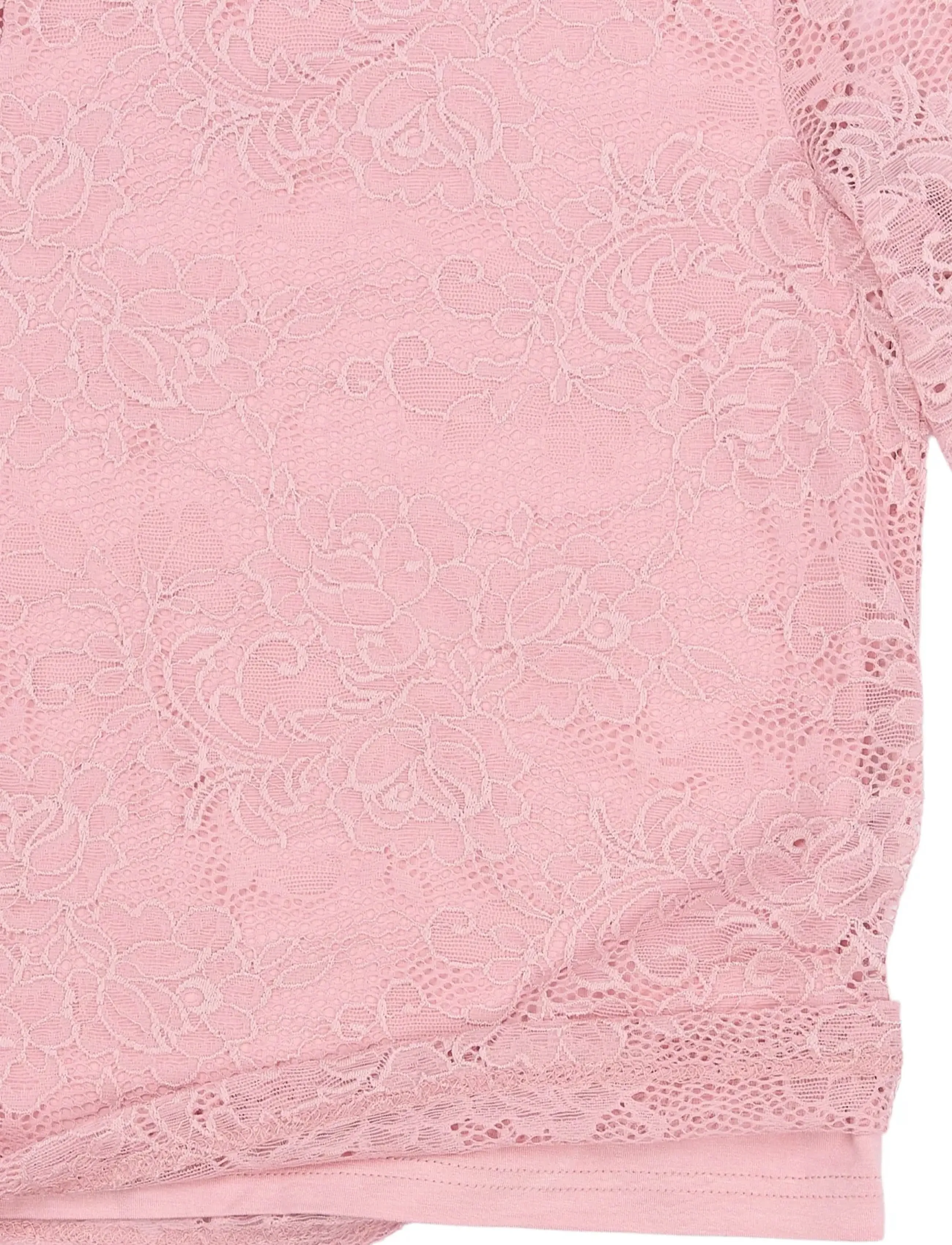 The New - TNSybil L_S Lace Tee - silver pink - 3