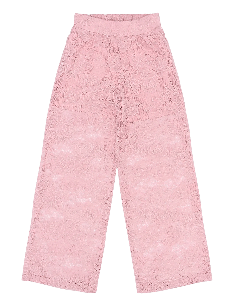 The New - TNSybil Wide Lace Pants - silver pink - 0