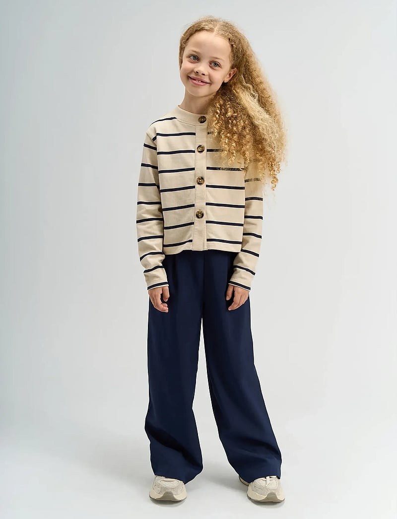 The New - TNSavannah Wide Pants - byxor - navy blazer - 0