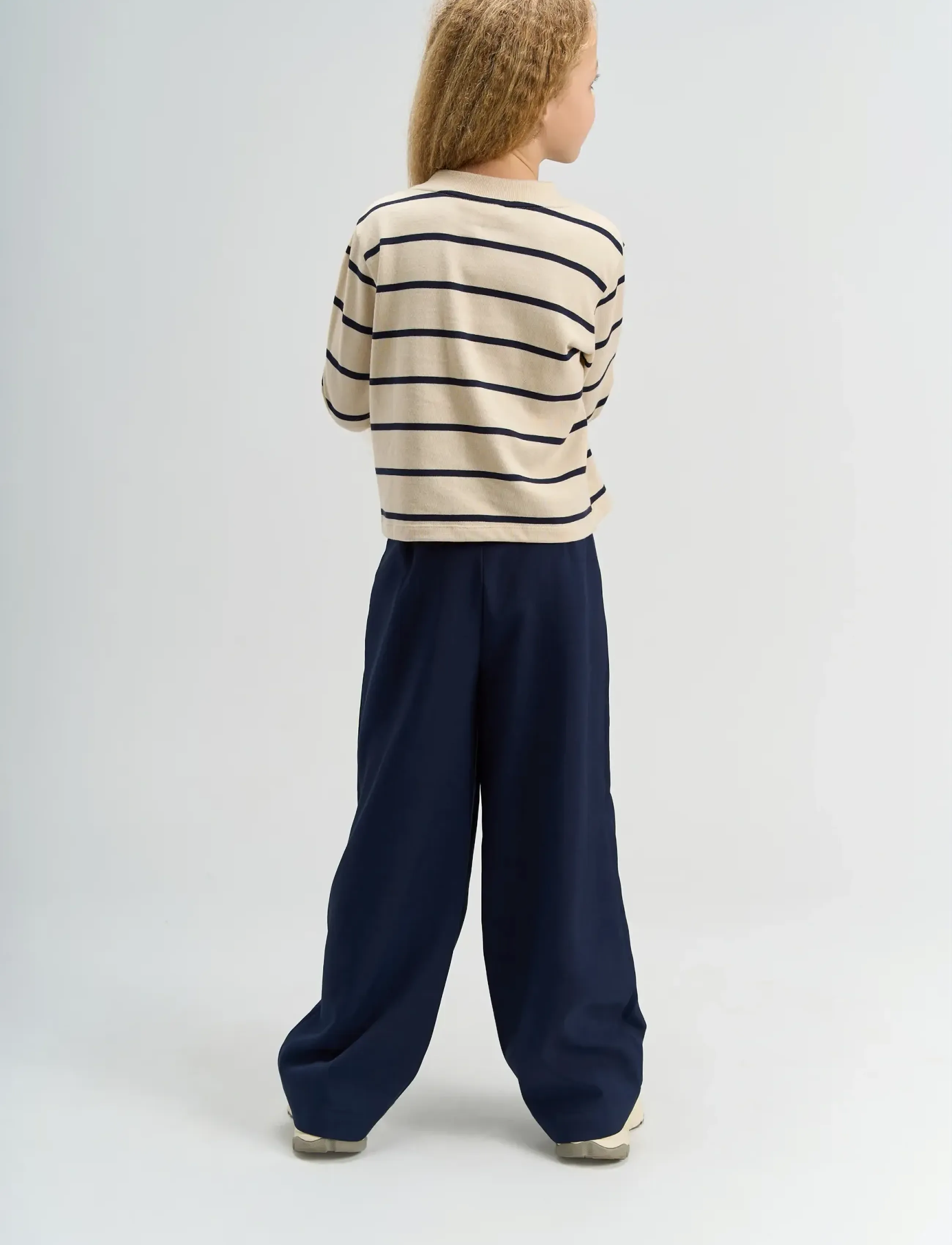 The New - TNSavannah Wide Pants - osta vanuse järgi - navy blazer - 3