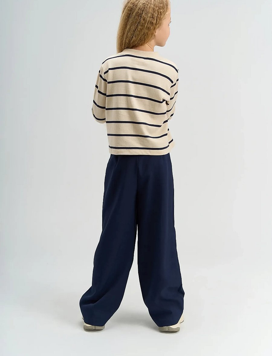 The New - TNSavannah Wide Pants - osta vanuse järgi - navy blazer - 3