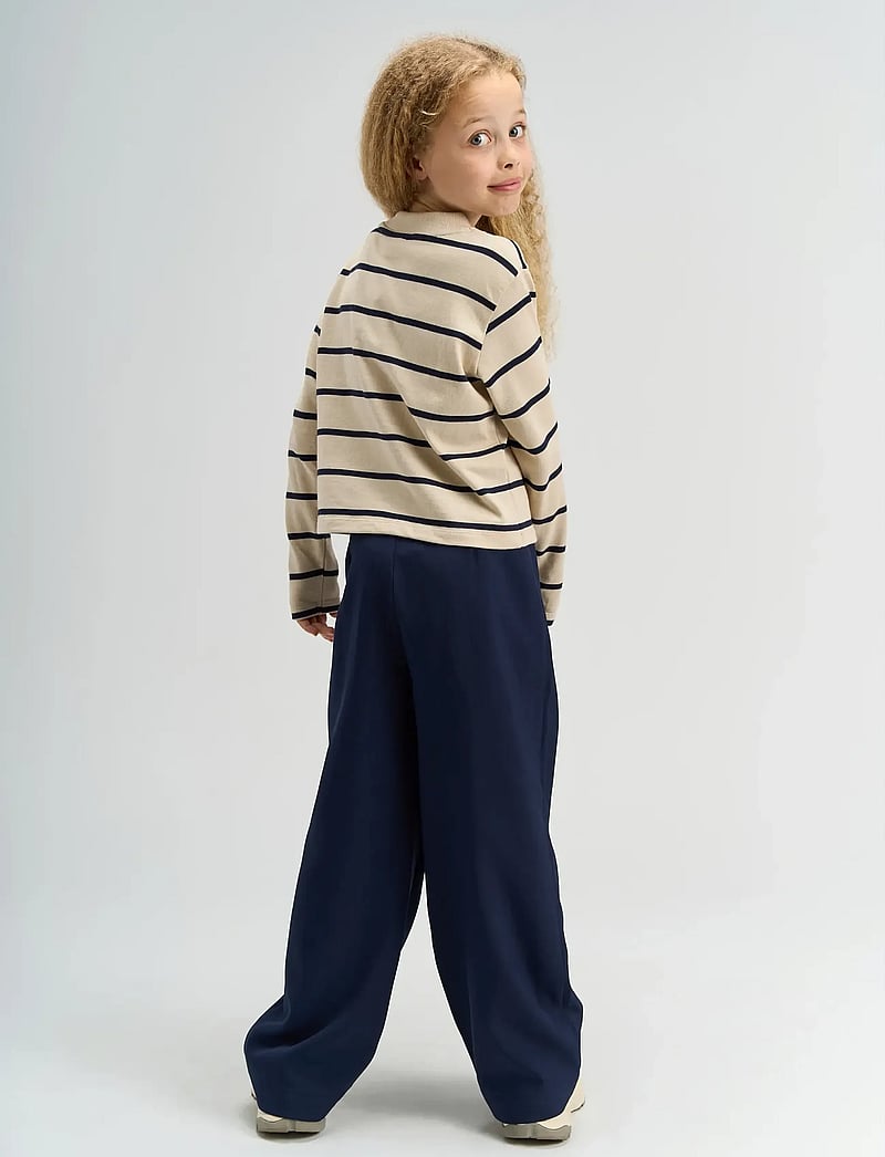 The New - TNSavannah Wide Pants - byxor - navy blazer - 5