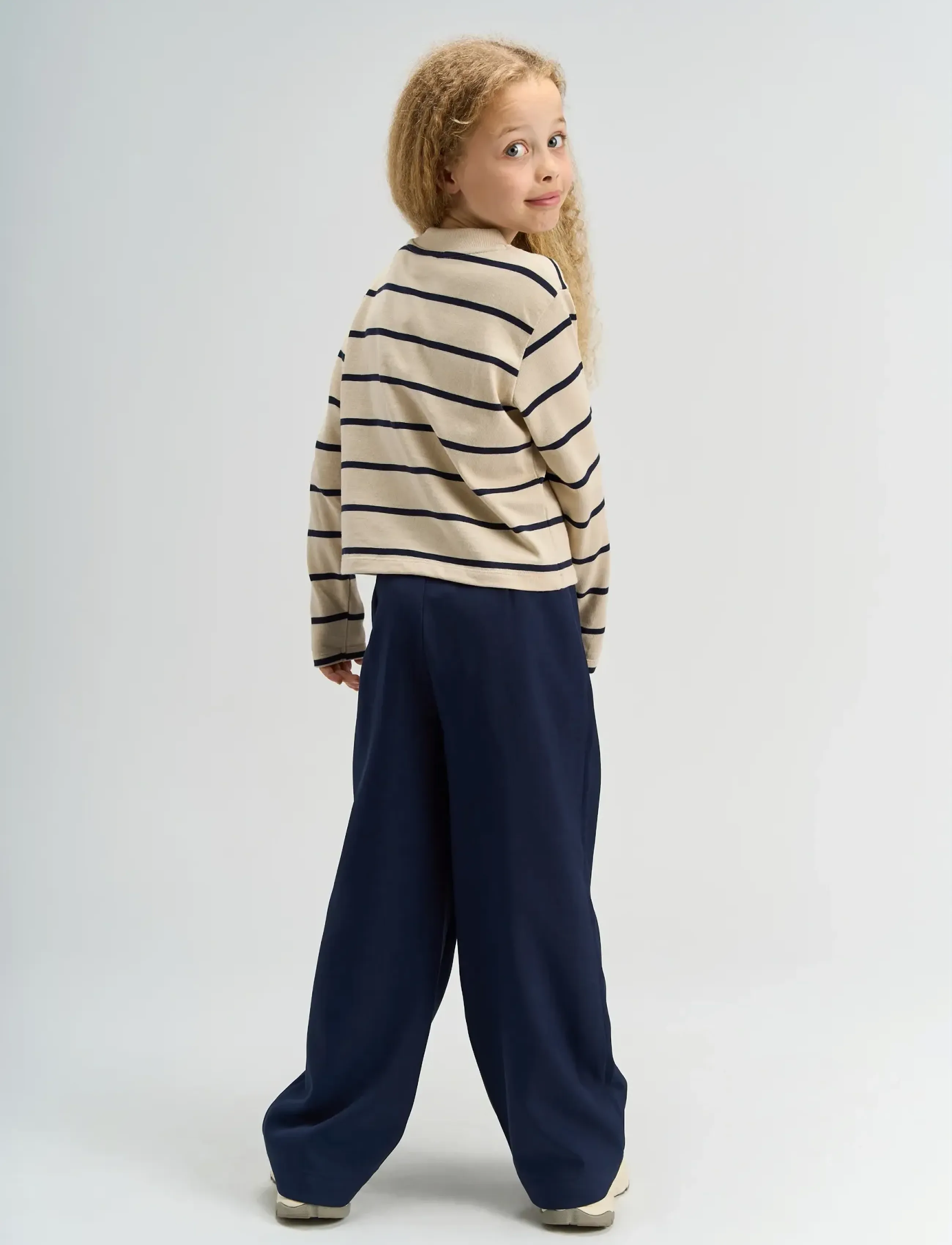 The New - TNSavannah Wide Pants - osta vanuse järgi - navy blazer - 5