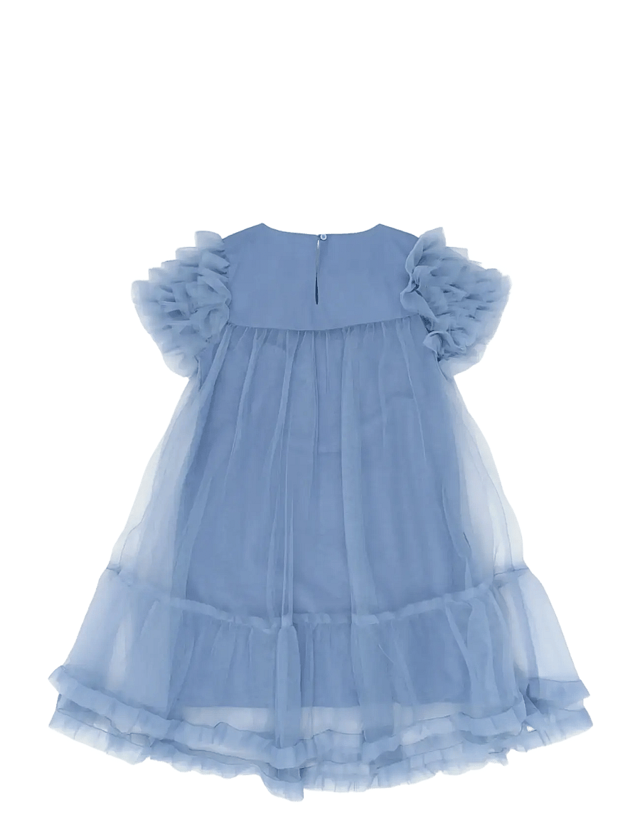 The New - TNHelen S_S Dress - kortærmede babykjoler - forever blue - 1