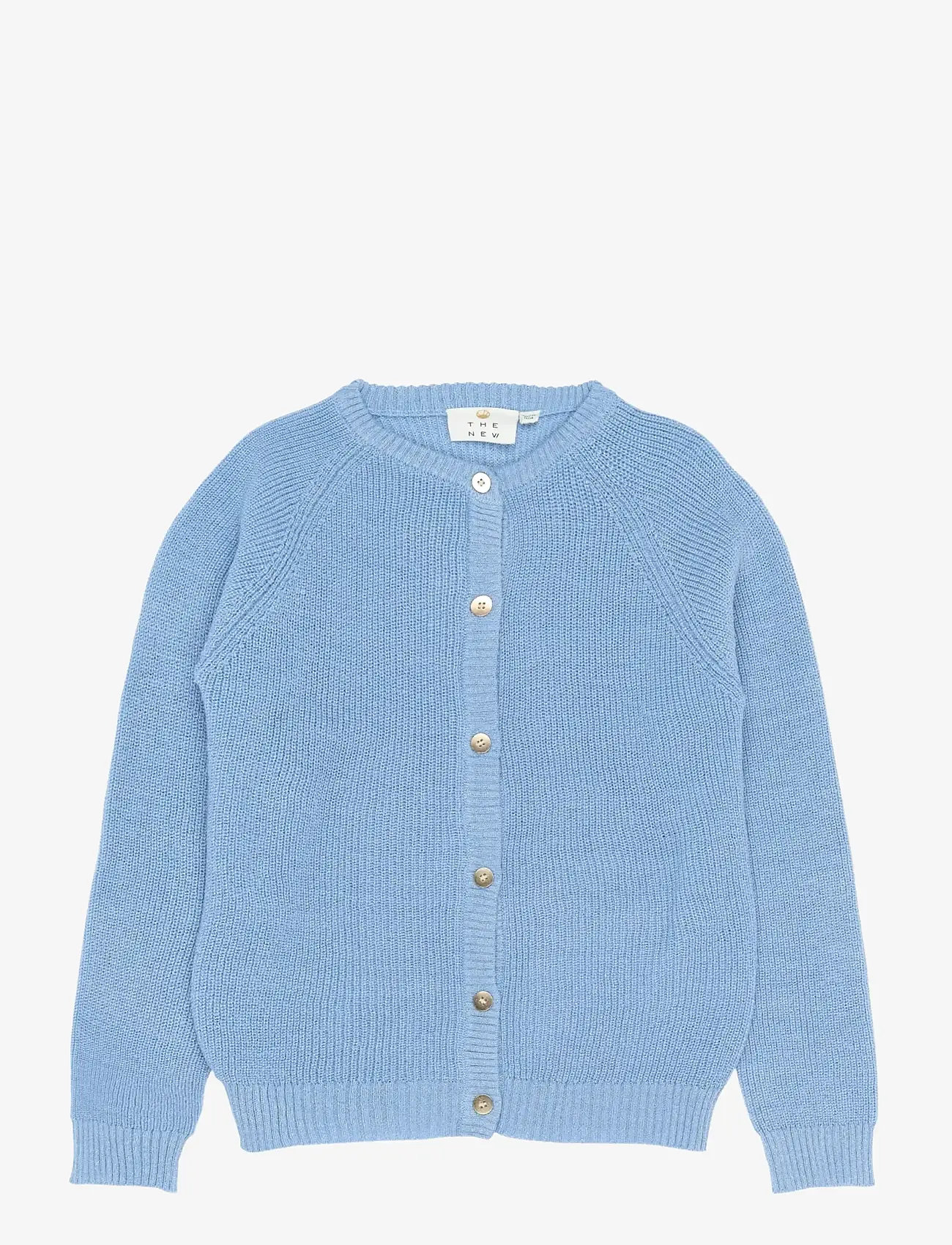 The New - TNSalvina Glitter Knit Cardigan - koftor - forever blue - 1