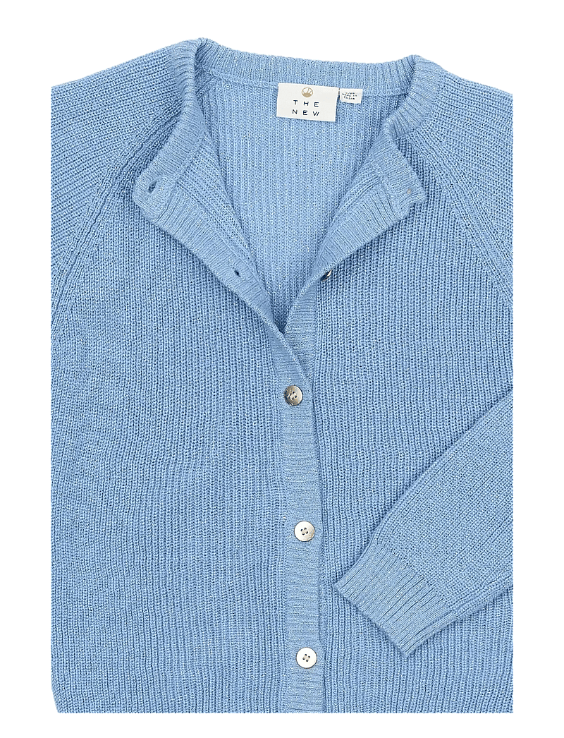 The New - TNSalvina Glitter Knit Cardigan - koftor - forever blue - 3